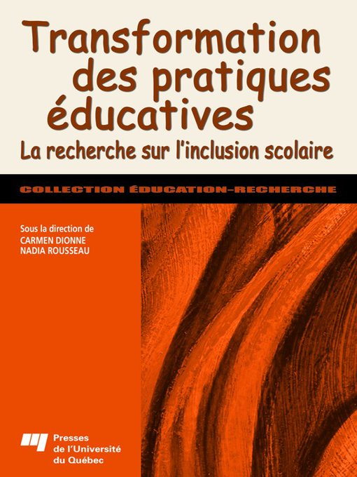 Title details for Transformation des pratiques éducatives by Carmen Dionne - Available